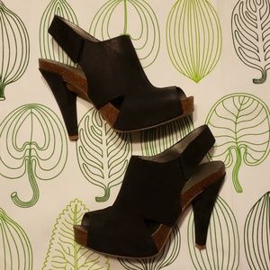 Nine West Suede Leather Platform heels